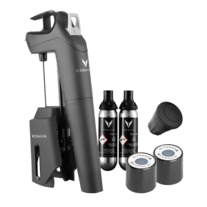 Pack système Coravin Three + pour conservation du vin.